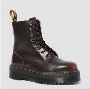 Dr. Martens JADON Smooth Polished Oxblood Boots